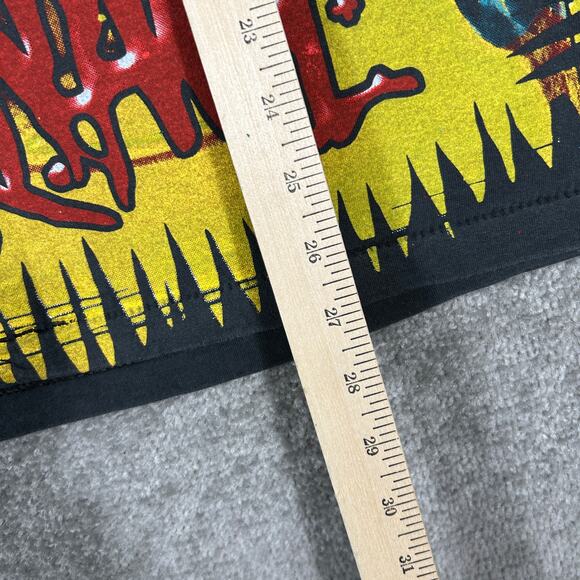 Vintage Venom VS Carnage Marvel Comics AOP Sz Large Single Stitch Reprint Shirt - Picture 6 of 8